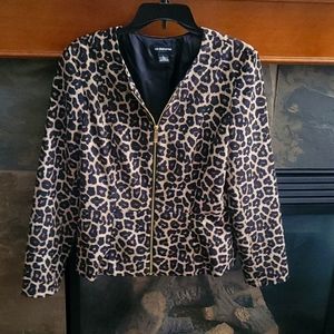 Animal Print Blazer